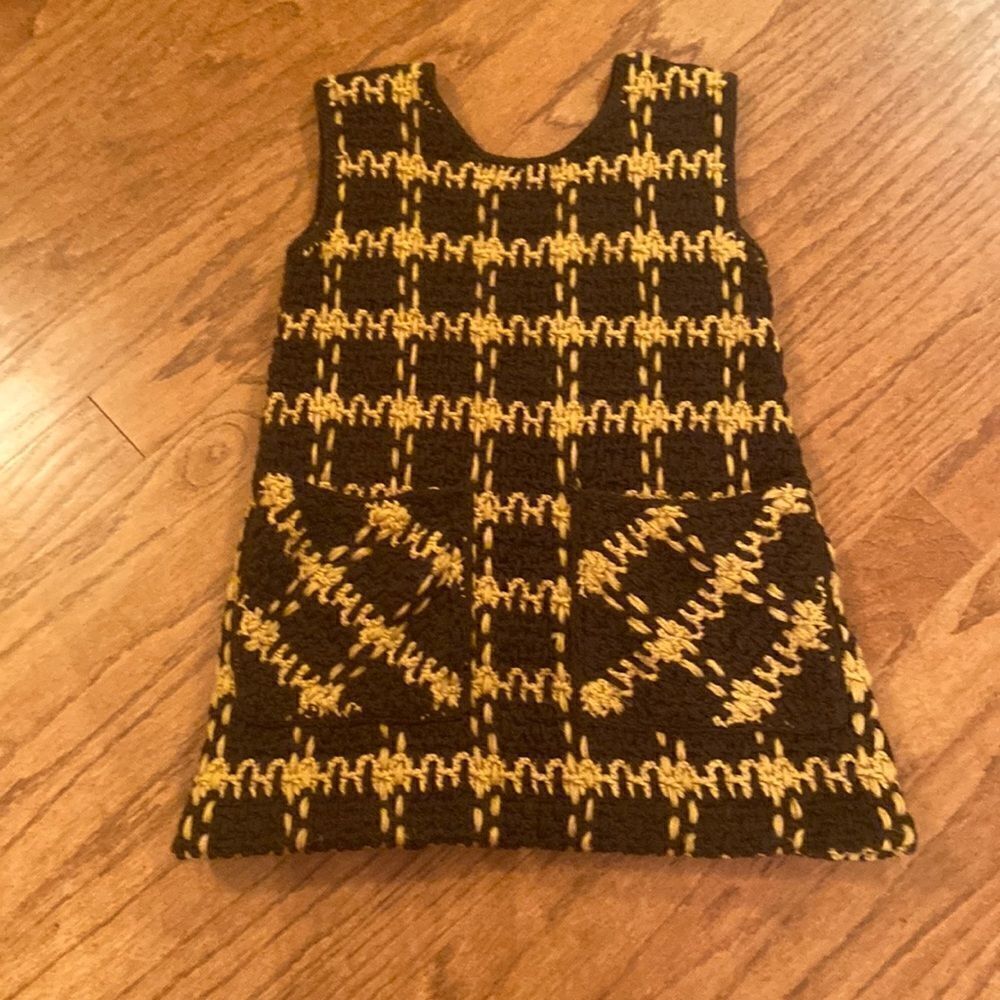 Crochet top, or short dress would be really cute with leggings and boots